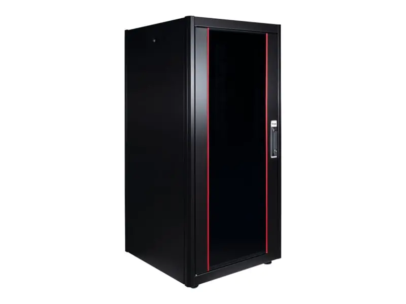 Equip Basic Flex Line - Schrank Netzwerkschrank - 600x600 mm, mit Glastür, abnehmbare und