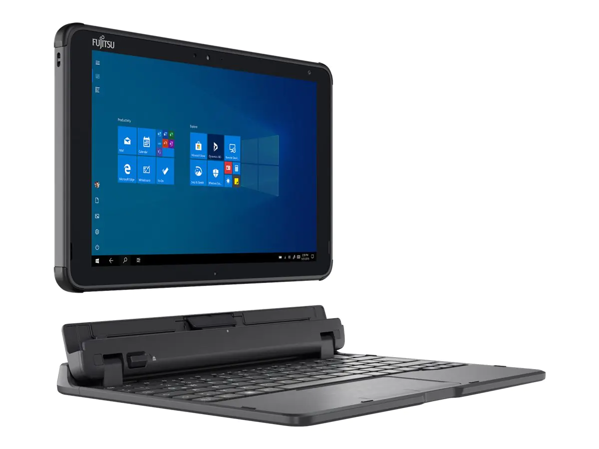 Fujitsu Stylistic Q5010 - Tablet - Intel Pentium Silver N5030 / 1.1 GHz - Win 10 Pro 64-Bit - UHD Graphics 605 - 8 GB RAM - 256 GB eMMC - 25.7 cm (10.1") IPS Touchscreen 1920 x 1200 - Wi-Fi 5 - 4G LTE