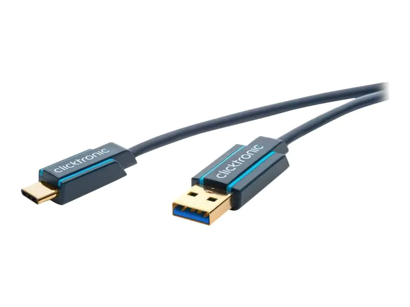 ClickTronic USB-Kabel - USB Typ A (M) zu USB-C (M)