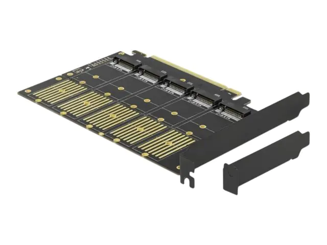 Delock PCI Express x16 Card to 5 x internal M.2 90435
