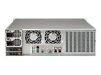 Supermicro SC836 BE1C-R1K03B - Rack-Montage 3U - enhanced E-ATX - SATA/SAS - Hot-Swap 1000 Watt - Schwarz