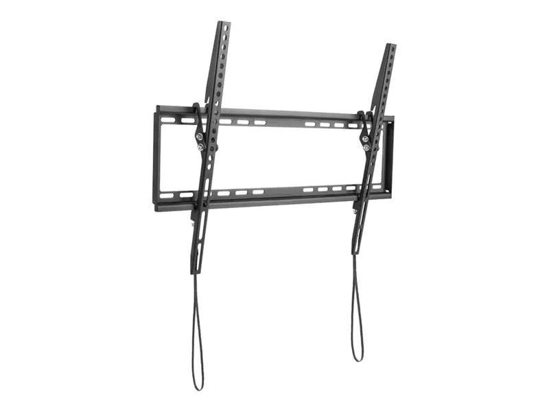 equip - Halterung - Ultra-dünn - für Curved Panel/Flat Panel - flaches Profil - stainless steel, Kunststoff - Schwarz (37"-75") - Wandmontage