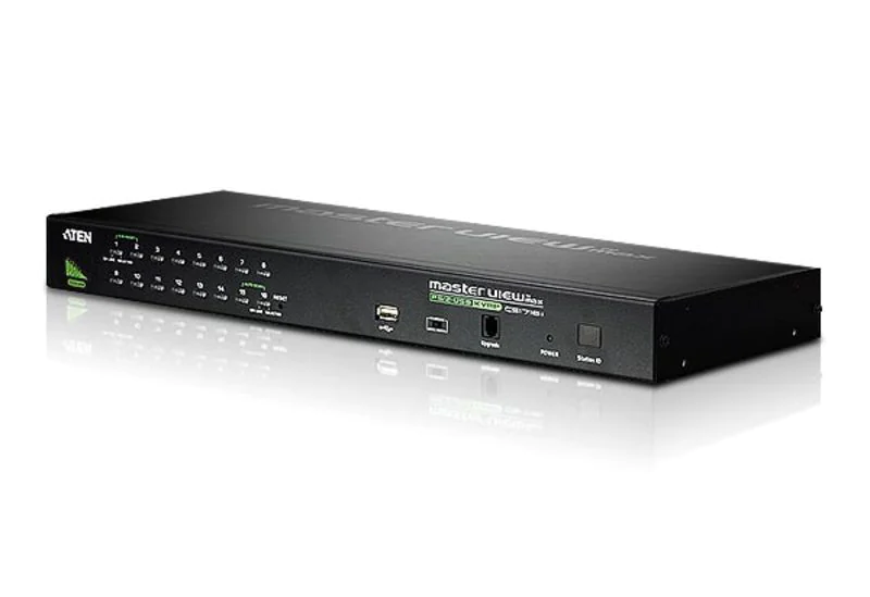 ATEN Master View max CS-1716A - KVM-Switch - 16 x KVM port(s) - 1 lokaler Benutzer - Desktop