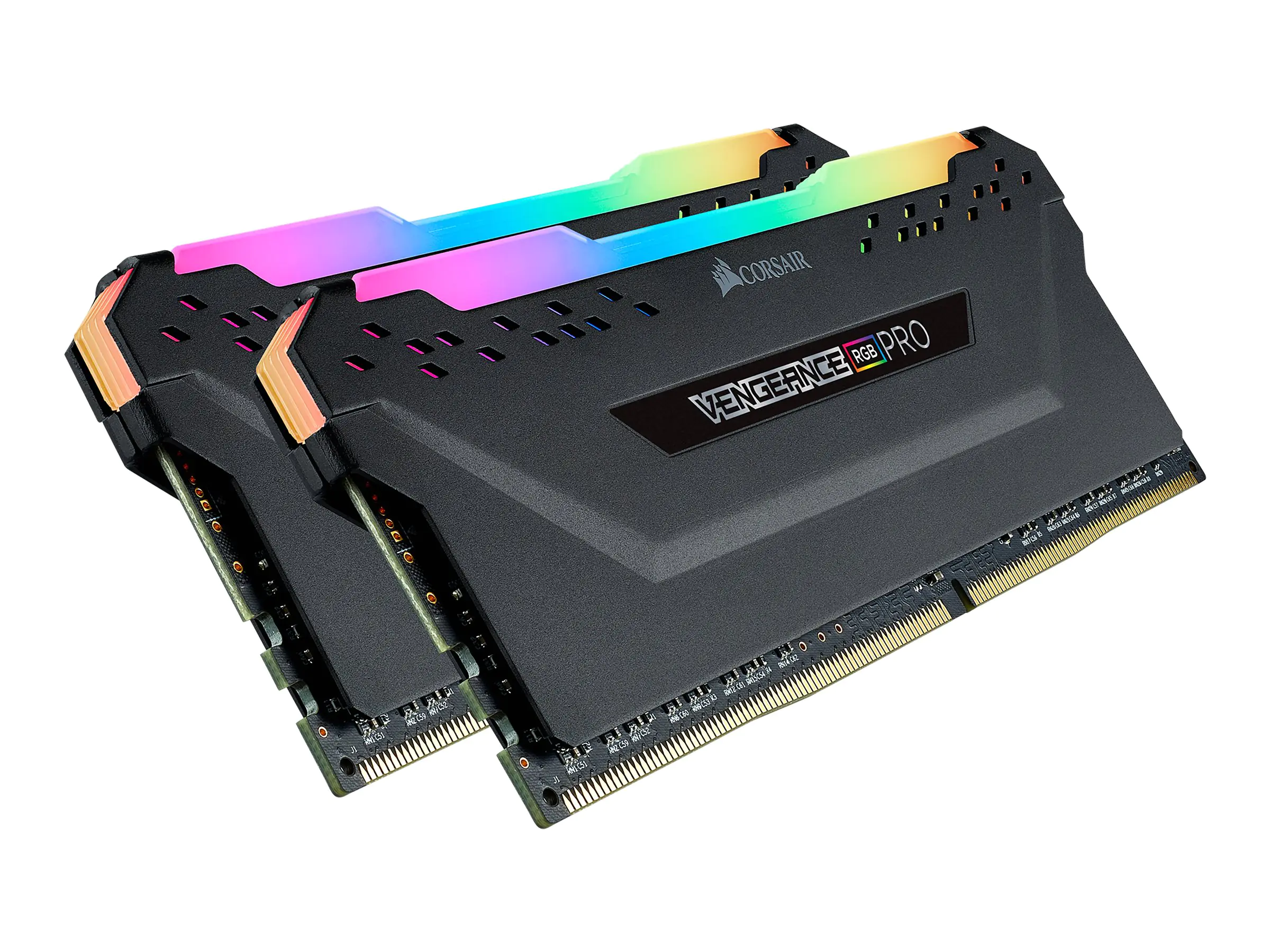 CORSAIR Vengeance RGB PRO - TUF Gaming Edition - DDR4 - Kit - 16 GB: 2 x 8 GB - DIMM 288-PIN - 3200 MHz / PC4-25600 - CL16 - 1.35 V - ungepuffert - non-ECC - Schwarz