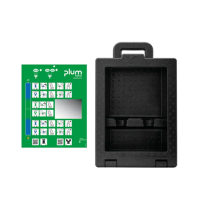 PLUM Augenspülstation iBox 2 42,5 x 29,4 x 13,5 cm (B x H x T) Polypropylen schwarz PLUM Augenspülstation iBox 2 42,5 x 29,4 x 13,5 cm (B x H x T) Polypropylen schwarz