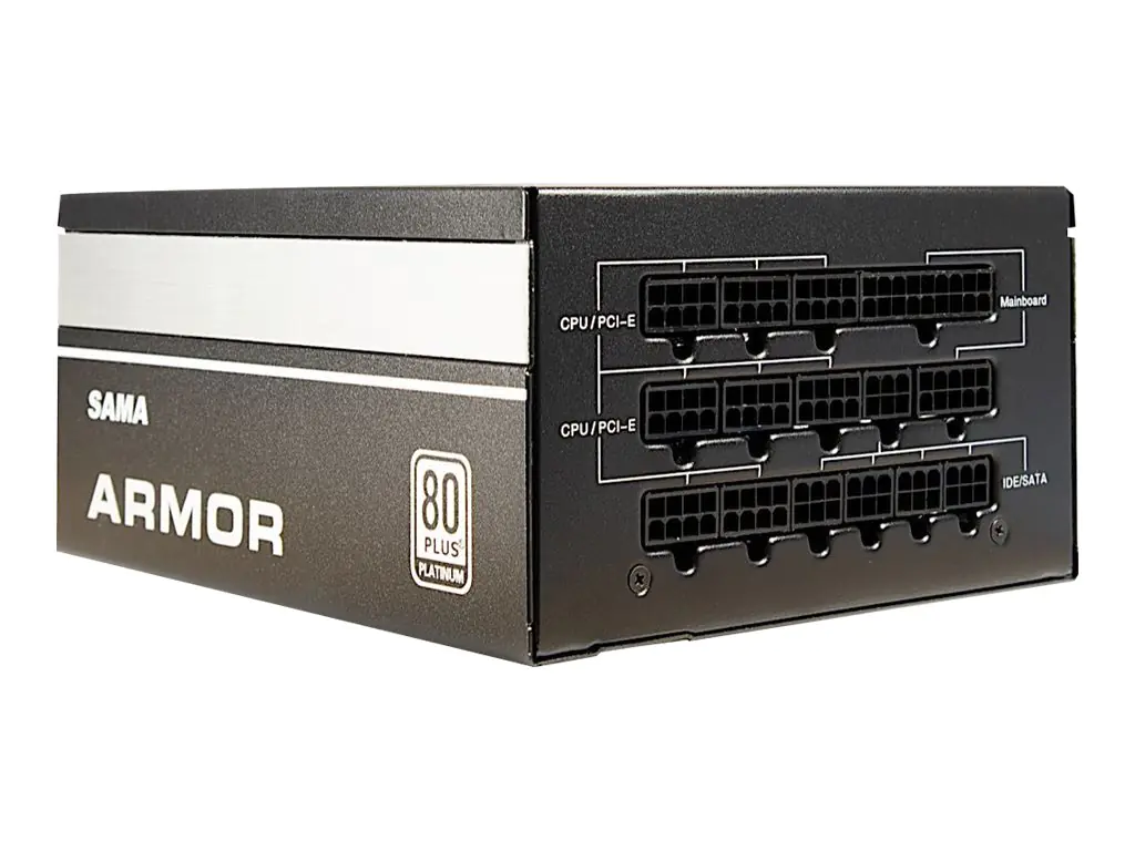 Inter-Tech SAMA FTX-1200-A Armor - Netzteil (intern) - ATX12V 2.4 - 80 PLUS Platinum - Wechselstrom 110/240 V - 1200 Watt - aktive PFC