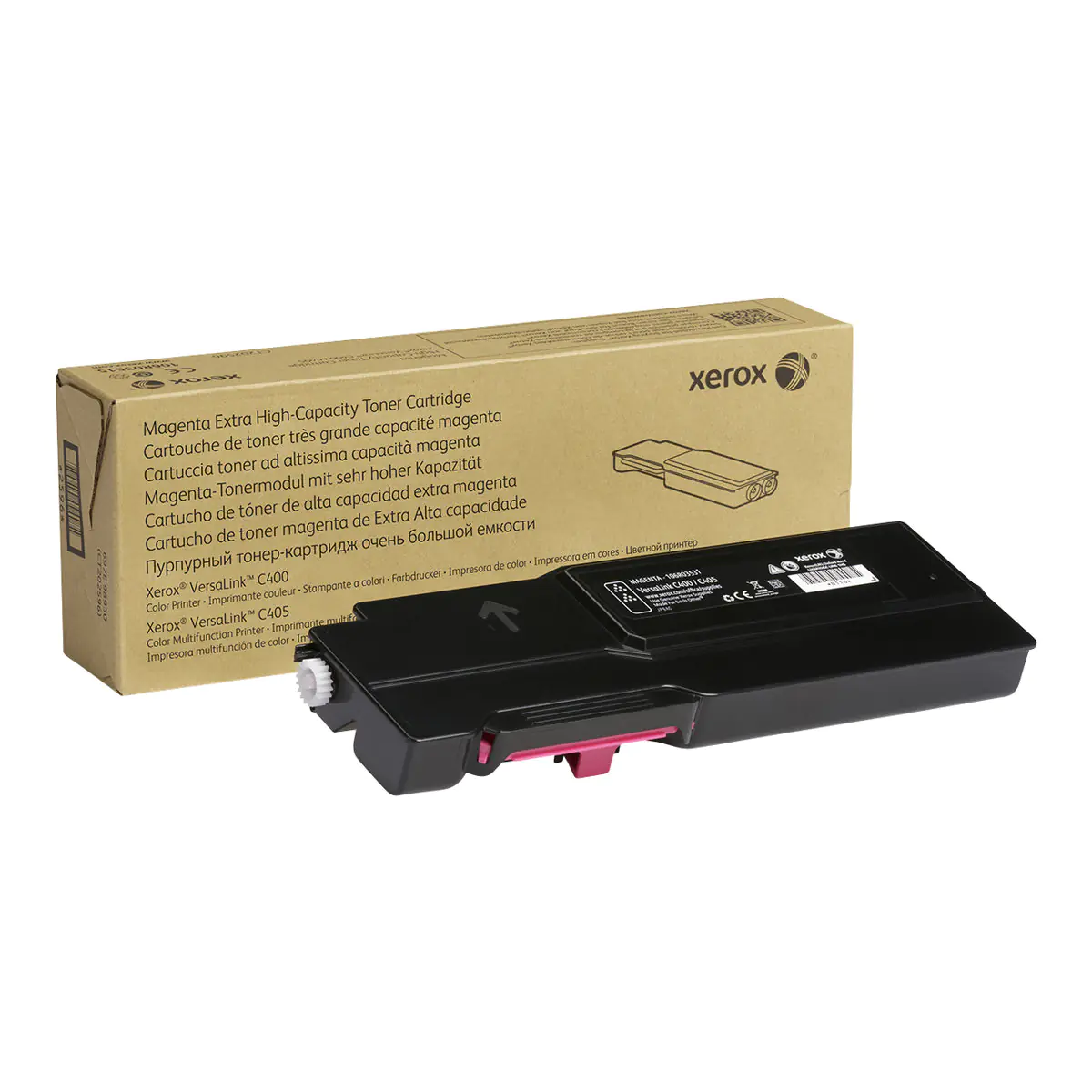 Xerox VersaLink C405 - Extrahohe Kapazität - Magenta - Original - Tonerpatrone - für VersaLink C400, C405 Xerox VersaLink C405 - Extrahohe Kapazität - Magenta - Original - Tonerpatrone - für VersaLink C400, C405