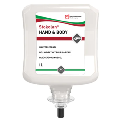 SC Johnson PROFESSIONAL Hautpflegecreme Stokolan® HAND & BODY parfümiert dermatologisch getestet silikonfrei Kartusche 1l