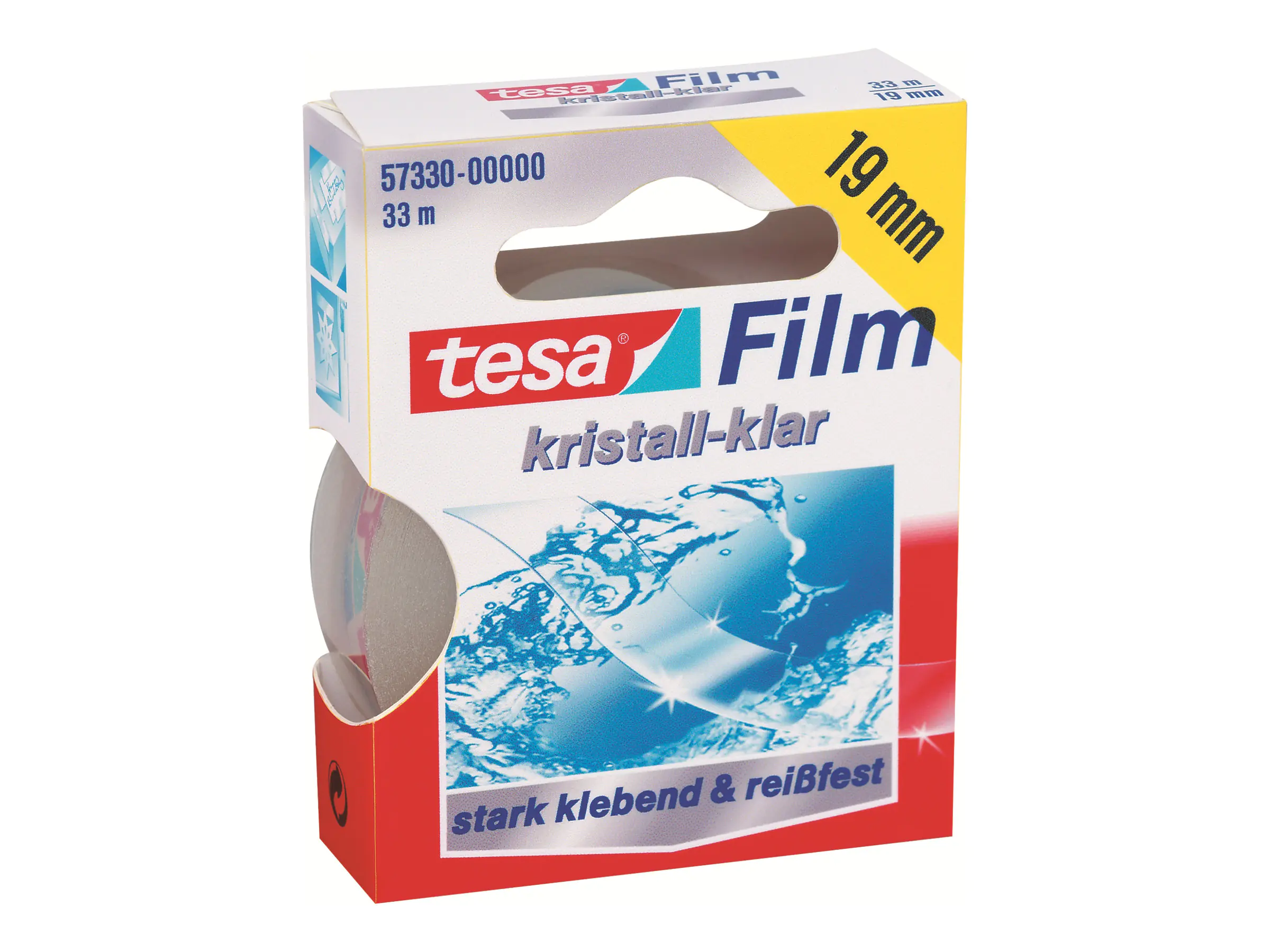 tesa Klebefilm tesafilm kristall- klar 57330-00000 19mmx33m