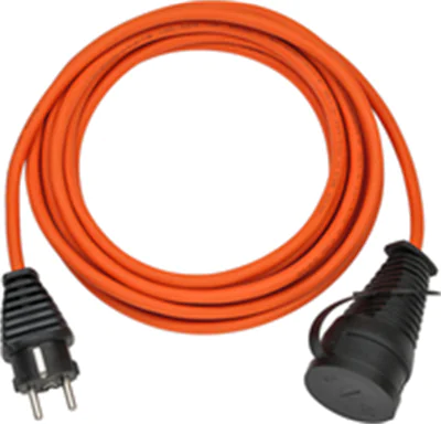 Brennenstuhl 1169960, 5 m, Draußen, IP44, Ölbeständig, UV-beständig, Schwarz, Orange, 230 V