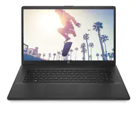 HP Laptop 17-cn2436ng - Intel Core i3 1215U - FreeDOS 3.0 - UHD Graphics - 16 GB RAM - 512 GB SSD NVMe - 43.9 cm (17.3") IPS 1920 x 1080 (Full HD) - Wi-Fi 5 - Jet Black (Abdeckung und Unterteil), Tastaturrahmen in Starry Black - kbd: Deutsch
