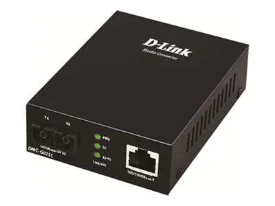 D-Link DMC G02SC - Medienkonverter - 1GbE - 10Base-T, 100Base-TX, 1000Base-T, 1000Base-SX DMC-G02SC