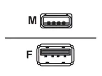 Poly - USB-Verlängerungskabel - USB (M) zu USB (W) - 1.8 m