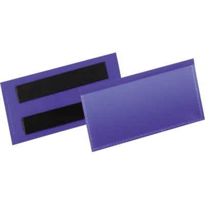 DURABLE Etikettentasche 174107 100x38mm magn. d.bl 50 St./Pack. DURABLE Etikettentasche 174107 100x38mm magn. d.bl 50 St./Pack.