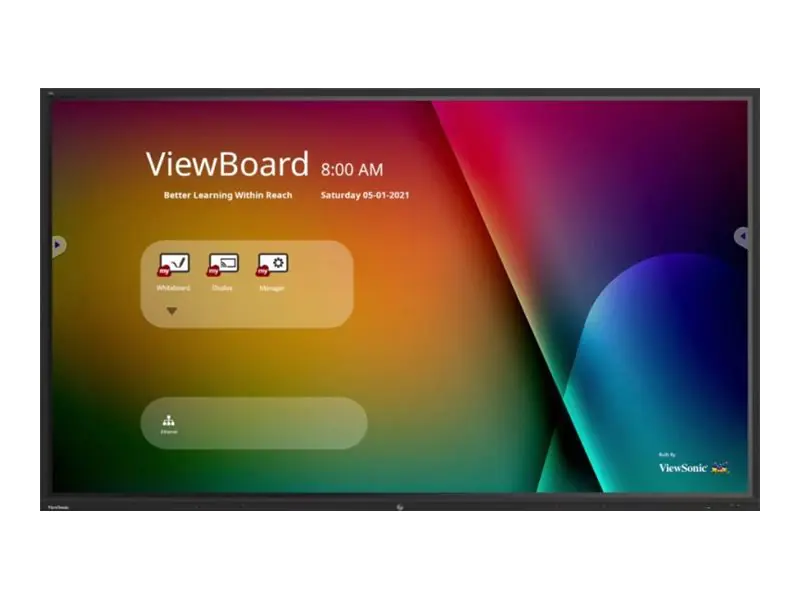 ViewSonic ViewBoard IFP9850-4 - 249 cm (98") Diagonalklasse (247.7 cm (97.52") sichtbar) LCD-Display mit LED-Hintergrundbeleuchtung - interaktiv - mit Touchscreen - 4K UHD (2160p) 3840 x 2160 - direkt beleuchtete LED