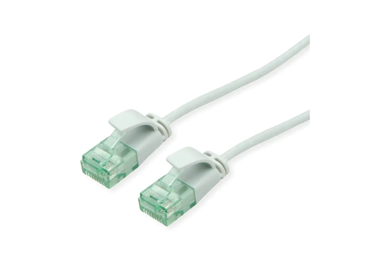 ROLINE RM UTP Patchkabel Kat6A/Kl.EA SLIM grau 2m - UTP
