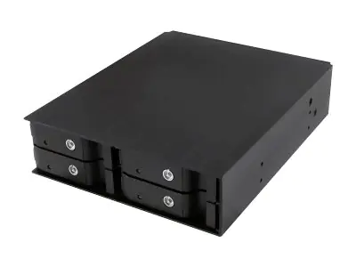 ICY BOX IB-2240SK - Gehäuse für Speicherlaufwerke mit Lüfter - 2.5" (6.4 cm) - Schwarz