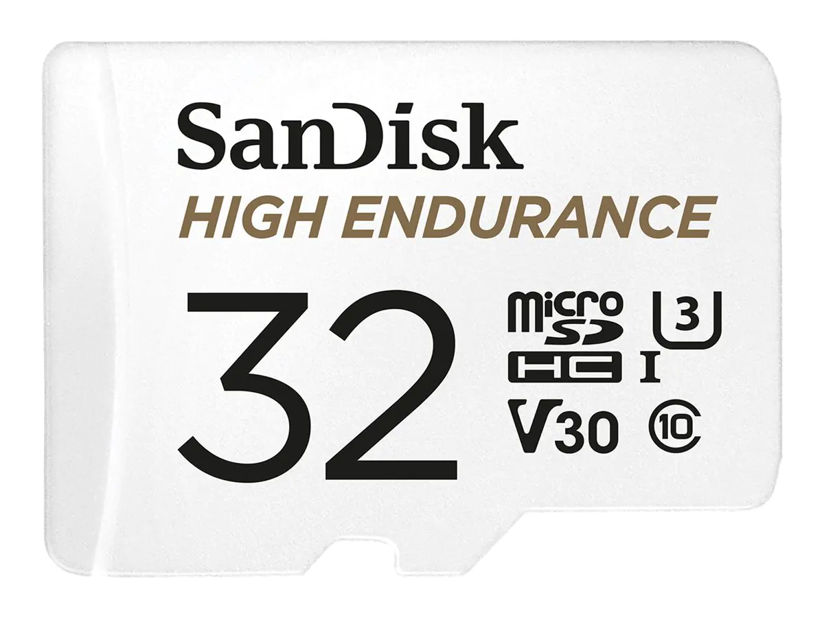 SanDisk High Endurance - Flash-Speicherkarte (microSDHC/SD-Adapter inbegriffen) SDSQQNR-032G-GN6IA