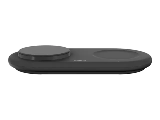 Belkin BoostCharge Pro 2-in-1 - Induktive Ladematte - magnetisch + AC-Netzteil - 15 Watt - Schwarz Belkin BoostCharge Pro 2-in-1 - Induktive Ladematte - magnetisch + AC-Netzteil - 15 Watt - Schwarz