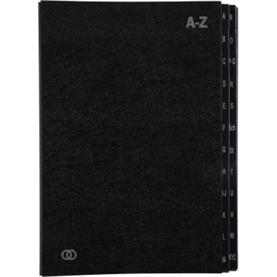 Soennecken Pultordner oeco DIN A4 A-Z Recyclingkarton schwarz 24 Fächer Soennecken Pultordner oeco DIN A4 A-Z Recyclingkarton schwarz 24 Fächer