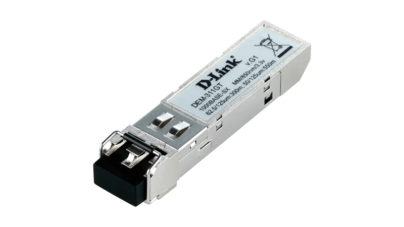 D-Link DEM 311GT - SFP (Mini-GBIC)-Transceiver-Modul - 1GbE - 1000Base-SX - LC Multi-Mode - bis zu 550 m - 850 nm - für DGS 12XX; DXS 1100, 1210, 3400, 3600; Nuclias Cloud-Managed DBS-2000-10, 2000-28, 2000-52