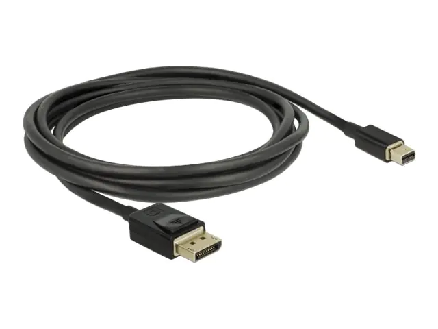 Delock - DisplayPort-Kabel - DisplayPort männlich zu Mini DisplayPort männlich - 2 m - Schwarz - 8K Unterstützung Delock - DisplayPort-Kabel - DisplayPort männlich zu Mini DisplayPort männlich - 2 m - Schwarz - 8K Unterstützung