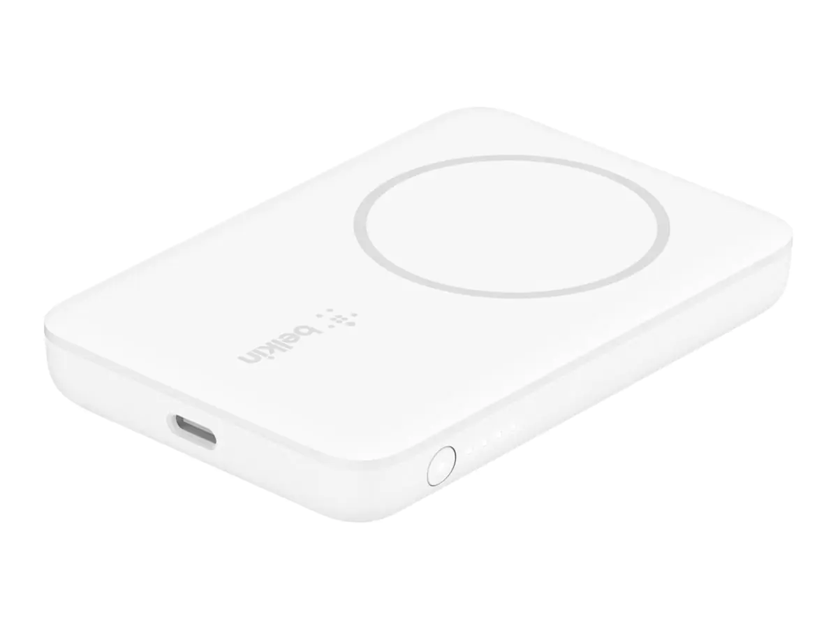 Belkin BoostCharge - Powerbank - 2500 mAh - 7.5 Watt (MagSafe) - weiß - für Apple iPhone 12, 12 mini, 12 Pro, 12 Pro Max Belkin BoostCharge - Powerbank - 2500 mAh - 7.5 Watt (MagSafe) - weiß - für Apple iPhone 12, 12 mini, 12 Pro, 12 Pro Max