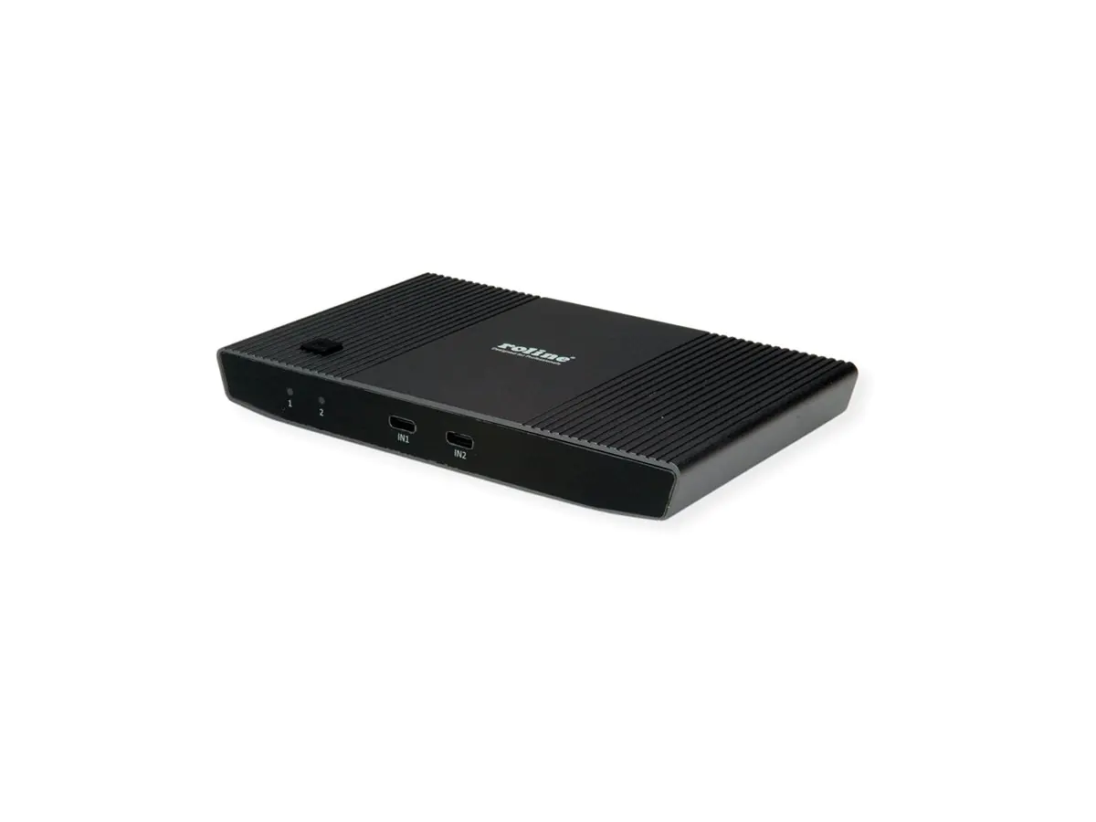 ROTRONIC-SECOMP ROLINE - KVM-Switch - 2 Stück, 4K HDMI, USB - 2 x KVM (USB-C)