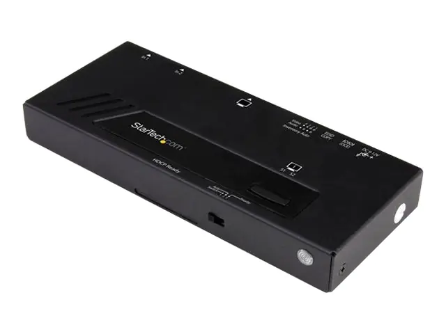 StarTech 2 Port HDMI automatischer Video Switch - 4K 2x1 HDMI Switch mit Fast Switching, Auto Sensing und Serial Control - Video/Audio-Schalter - 2 x HDMI - Desktop