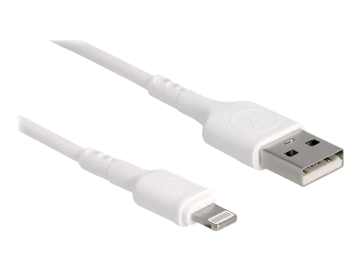 Delock - Lightning-Kabel - USB männlich zu Lightning männlich - 30 cm - weiß