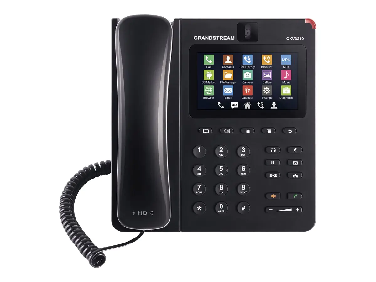 Grandstream GXV3240 Multimedia - IP-Videotelefon - IEEE 802.11b/g/n (Wi-Fi)