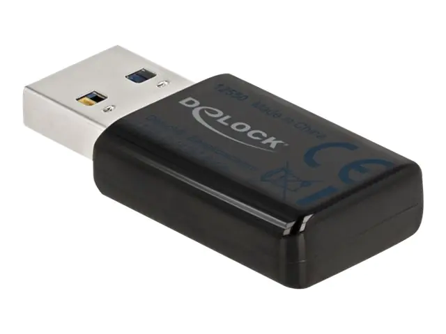 Delock Micro Stick 867 - Netzwerkadapter - USB 3.0 - Wi-Fi 5 - Schwarz