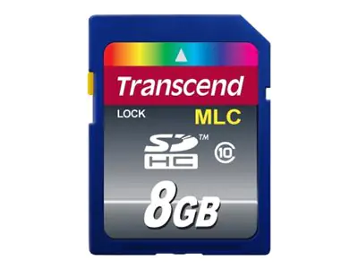 Transcend Flash-Speicherkarte - 8 GB - Class TS8GSDHC10M