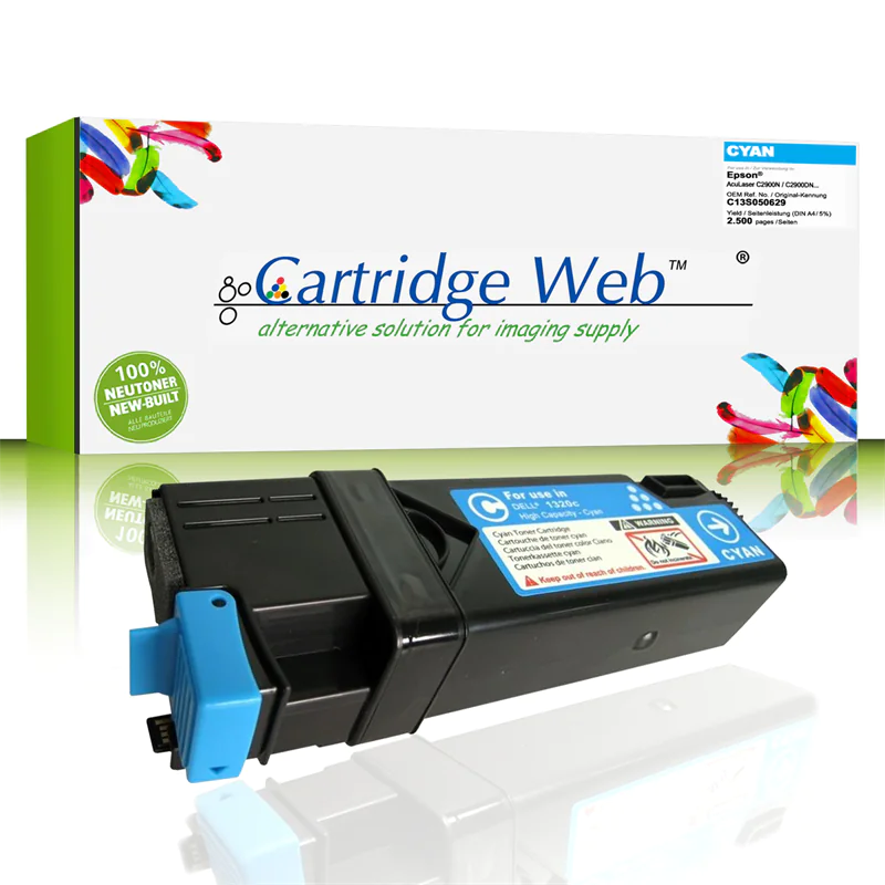 CartridgeWeb Toner kompatibel zu Epson C 13 S0 50629 0629 cyan 2.500 Seiten 1 Stück