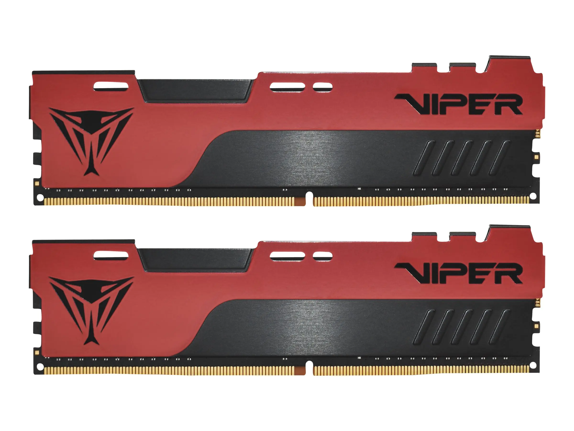Viper Elite II - DDR4 - Kit - 32 GB: 2 x 16 GB - DIMM 288-PIN - 3200 MHz / PC4-25600 - CL18 - 1.35 V - ungepuffert - non-ECC - Schwarz, Rot