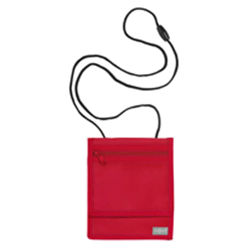 Pagna 99508-03, Gesäßtasche, Fronttasche, Reißverschlusstasche, 2 Taschen, Rot, Monochromatisch, Nylon