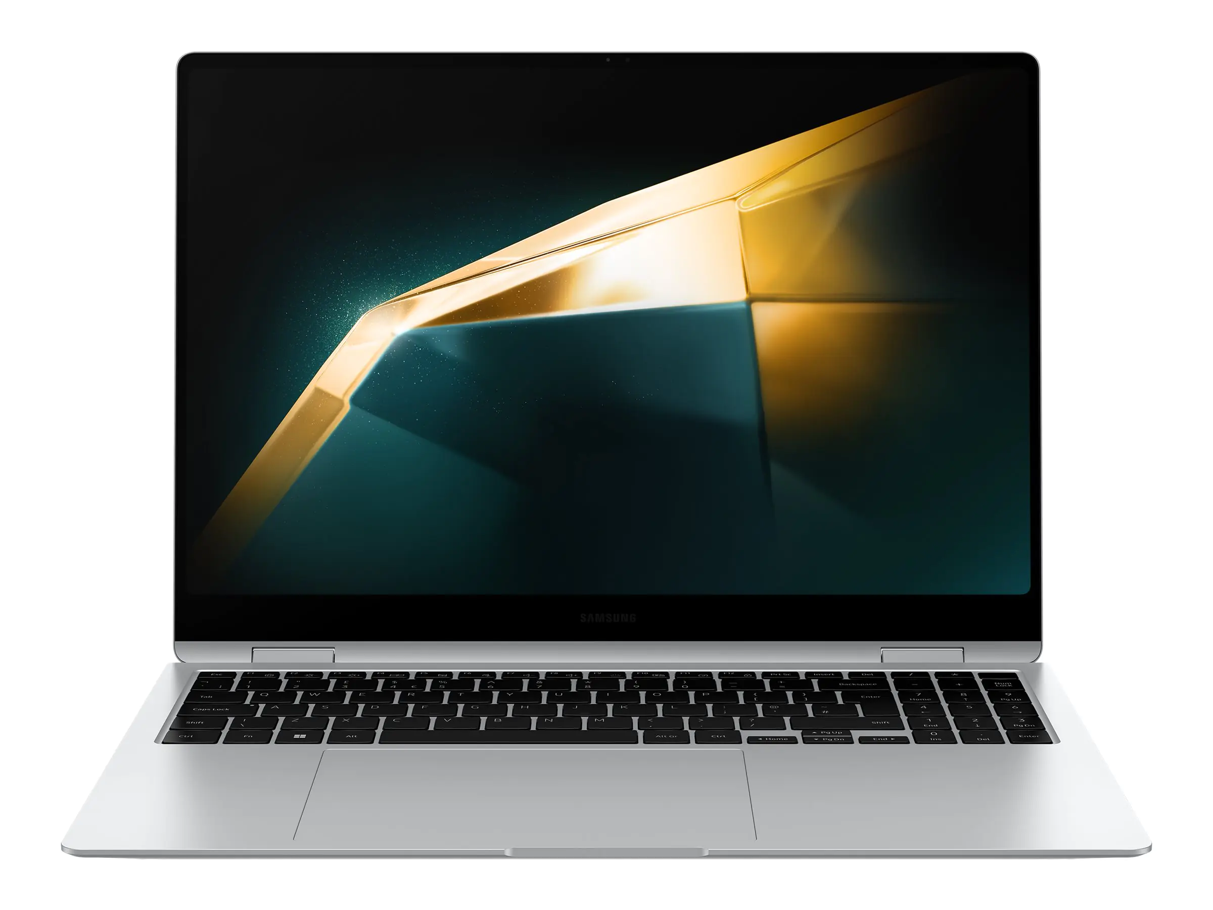 Samsung Galaxy Book4 Pro 360 - Flip-Design - Intel Core Ultra 7 155H / 1.4 GHz - Evo - Win 11 Pro - Intel Arc Graphics - 16 GB RAM - 512 GB SSD NVMe - 40.6 cm (16") AMOLED Touchscreen 2880 x 1800 (WQXGA+) @ 120 Hz - Wi-Fi 6E, Bluetooth - Platinum Silver