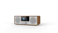 DENVER MIR-270DW - Microsystem - 2 x 10 Watt - dunkles Holz