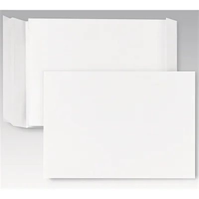 POSTHORN Faltentasche DIN B4 250 x 353 mm (B x H) ohne Fenster 150g/m² mit Haftklebung Papier weiß 200 St./Pack.