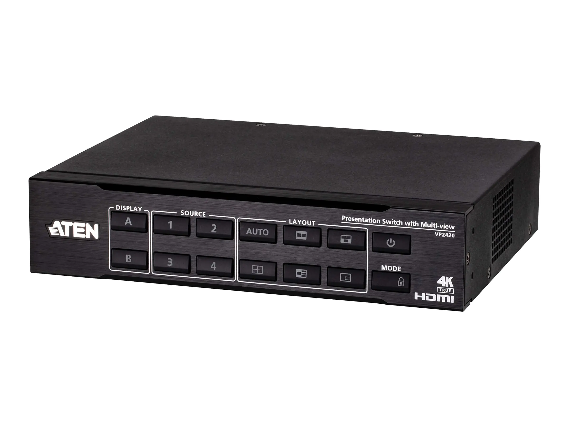 ATEN VP2420 - Video/Audio-Schalter - 4 x 2 Echter