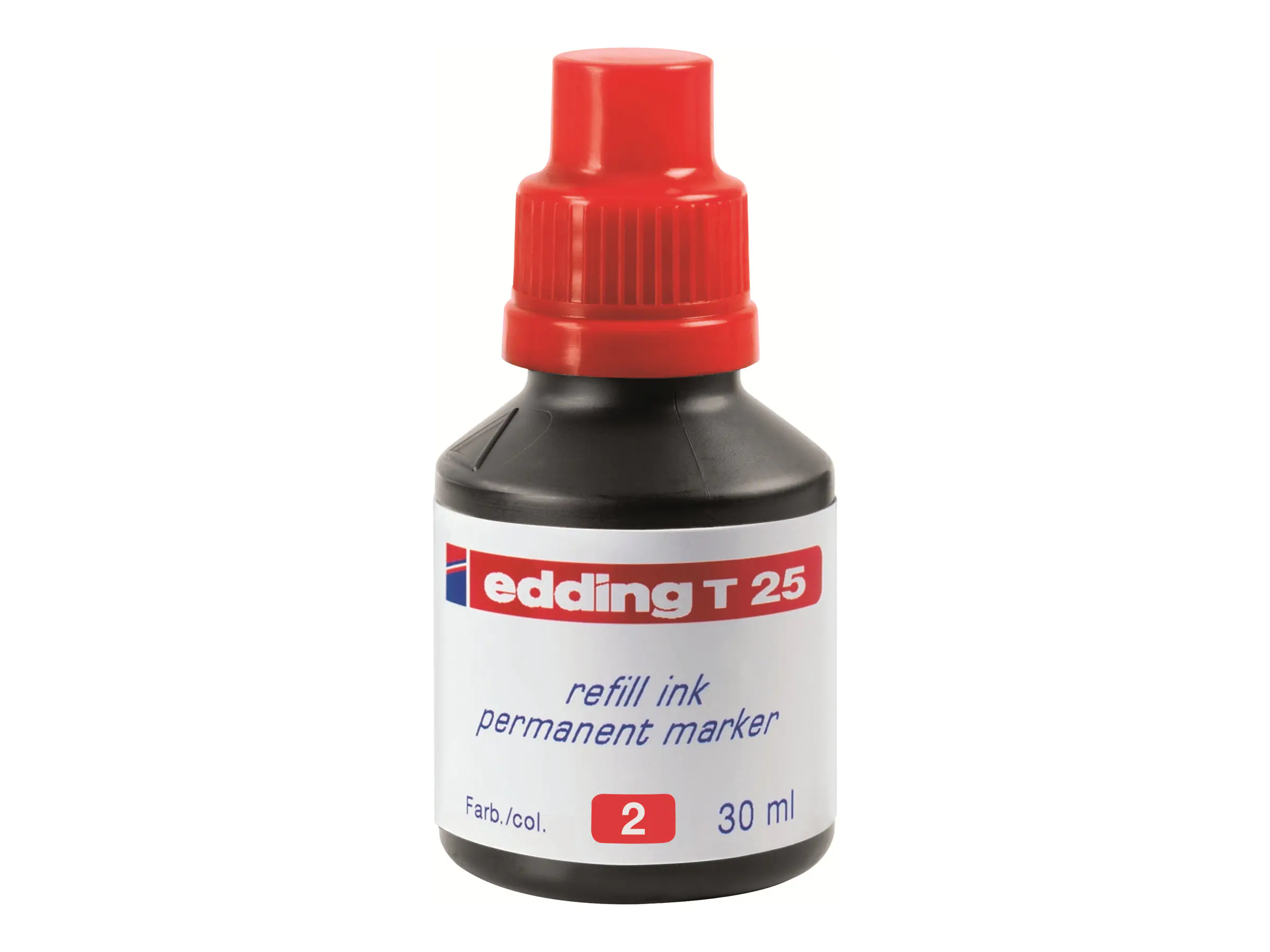 EDDING T 25 - Tinte - permanent - Rot - 30 ml 4-T25002