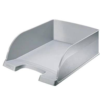 Leitz Briefablage Jumbo Plus 52330084 DIN A4 PS silber Leitz Briefablage Jumbo Plus 52330084 DIN A4 PS silber