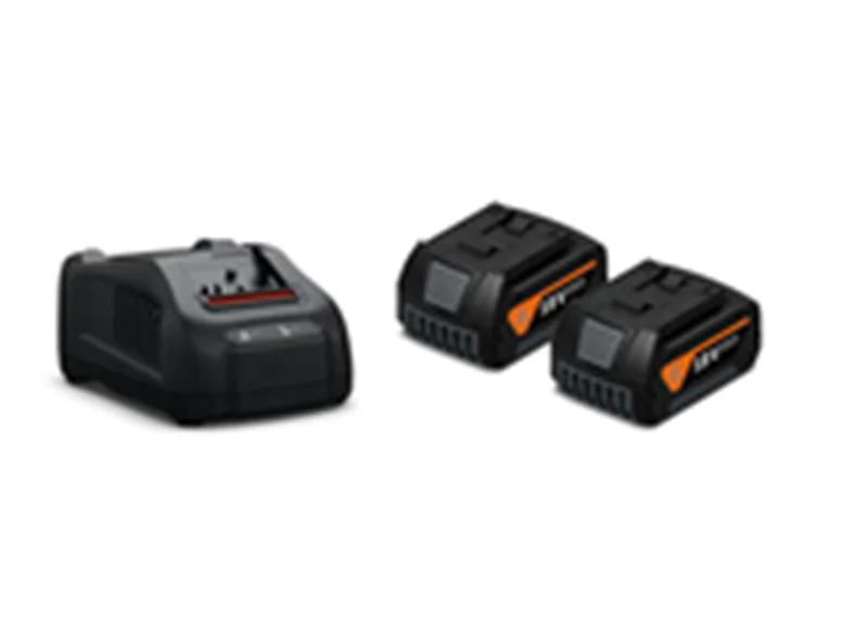 Fein AKKU-STARTER-SET GBA 18 V 5.0 AH AS, Batterie- & Ladegerät-Set, Lithium-Ion (Li-Ion), 5 Ah, 18 V, Fein, Schwarz 92604246010