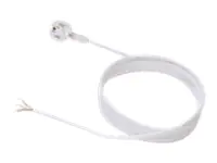 Bachmann - Stromkabel - CEE 7/4 (M) rechtwinklig zu ohne Stecker - 2 m - Schwarz