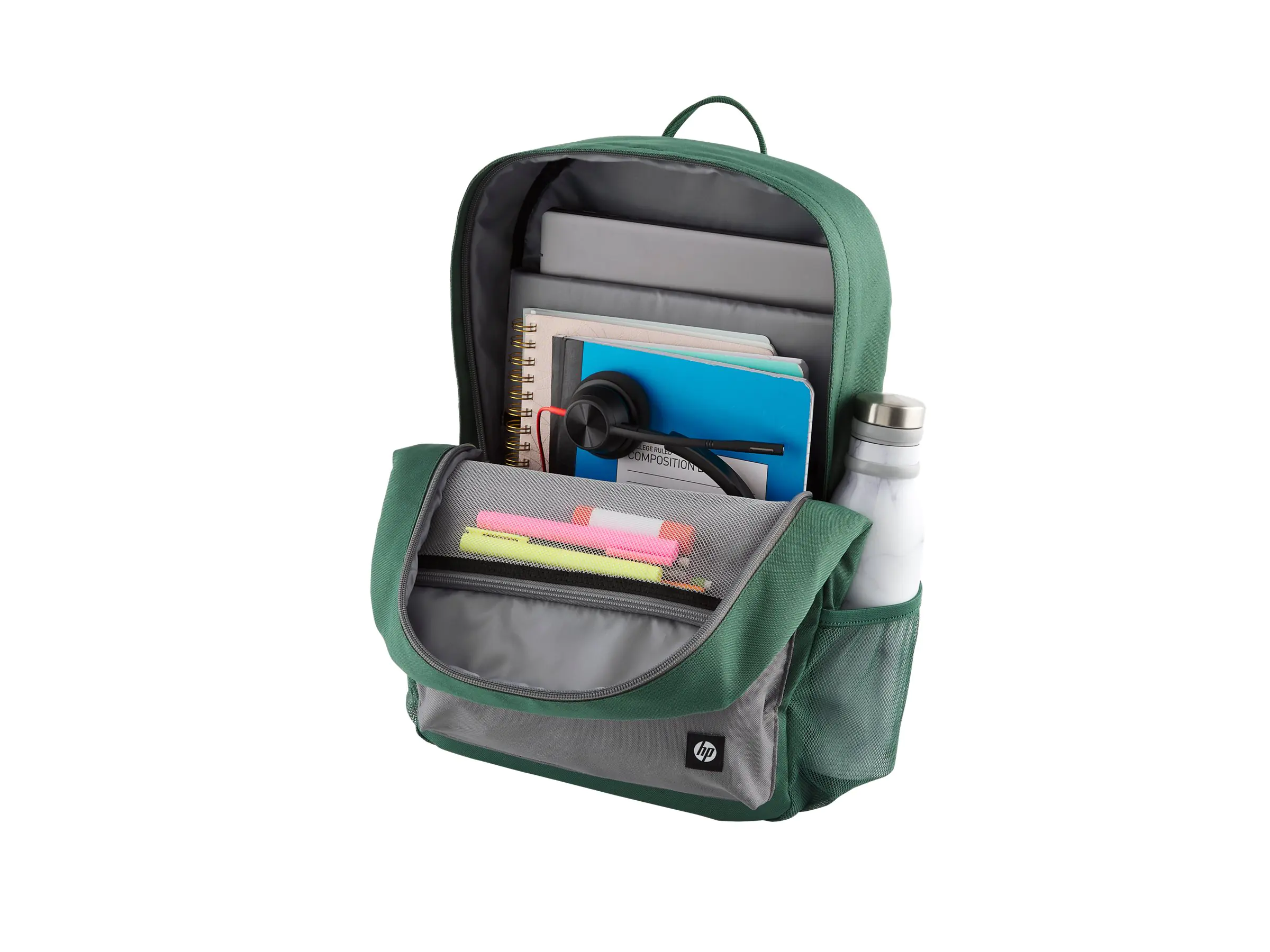 HP - Campus - Notebook-Rucksack - 39.6 cm (15.6") - grün, Grau