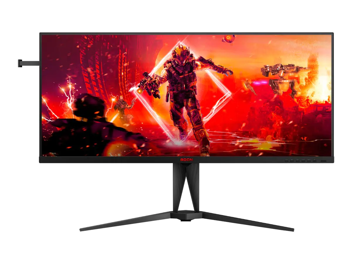 AOC AGON AG405UXC - LED-Monitor - Gaming - 100 cm (40") - 3440 x 1440 WQHD @ 144 Hz - IPS - 1200:1 - 1 ms - 2xHDMI, DisplayPort, USB-C - Lautsprecher - Schwarz
