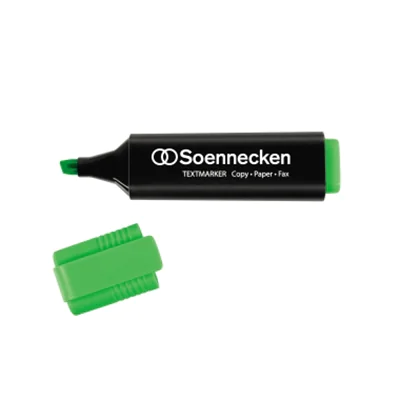 Soennecken Textmarker 3394 2-5mm Keilspitze grün Soennecken Textmarker 3394 2-5mm Keilspitze grün
