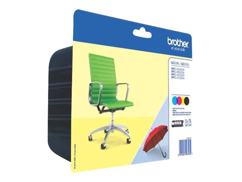 Brother LC229XLVALBP - 4er-Pack - Schwarz, Gelb, Cyan, Magenta - LC229XLVALBP