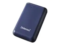 Intenso Powerbank XS5000 - Powerbank - 5000 mAh - 2.1 A - 2 Ausgabeanschlussstellen (USB, 24 pin USB-C) - auf Kabel: USB-C - Blau