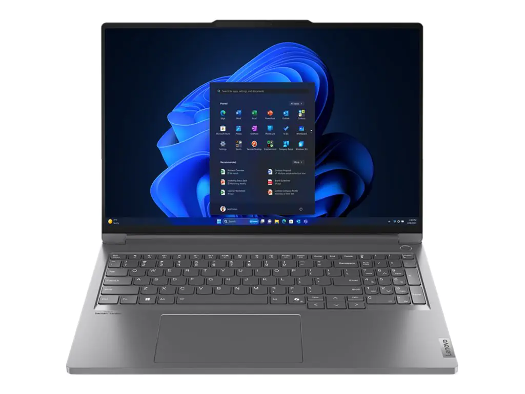 Lenovo ThinkBook 16p G5 IRX 21N5 - Intel Core i9 i9-14900HX / 2.2 GHz - Win 11 Pro - GeForce RTX 4060 - 32 GB RAM - 1 TB SSD NVMe - 40.6 cm (16") IPS 3200 x 2000 (3.2K) @ 165 Hz - Wi-Fi 6E, Bluetooth - Dual Tone Storm Gray - kbd: Deutsch - mit 1 Jahr Leno